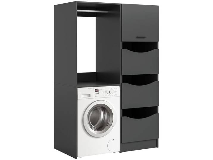 HAUSWIRTSCHAFTSRAUM Free Anthrazit B: 126cm