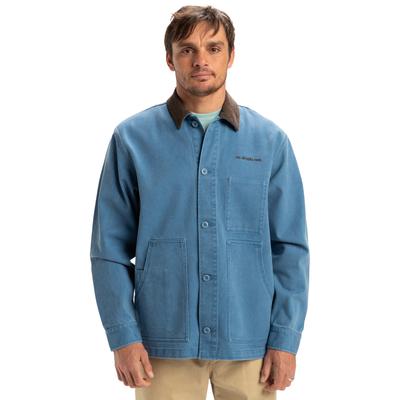 Funktionsjacke QUIKSILVER "Surf", Herren, Gr. XS, blau (coronet blau), Obermaterial: 100% Baumwolle., Jacken Funktionsjacke