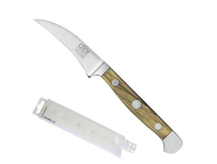 Güde Alpha Olive Schälmesser 6 cm inkl. PRYMO.de® Klingenschutz