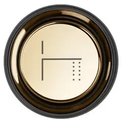 Gessi Venti20 Bedientaste-Abdeckung Wannenauslauf, SP03298735, Farbe: Warm Bronze PVD