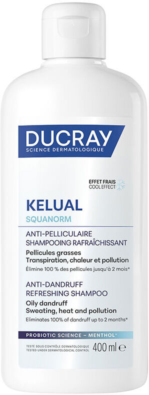 Ducray Shampoing antipelliculaire rafraîchissant Kelual Squanorm 400 ml