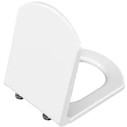 VitrA Valarte WC-Sitz 124-003R009 35,5x43,3x45cm, weiß hochglanz, mit Absenkautomatik, mit Schnellverschluss