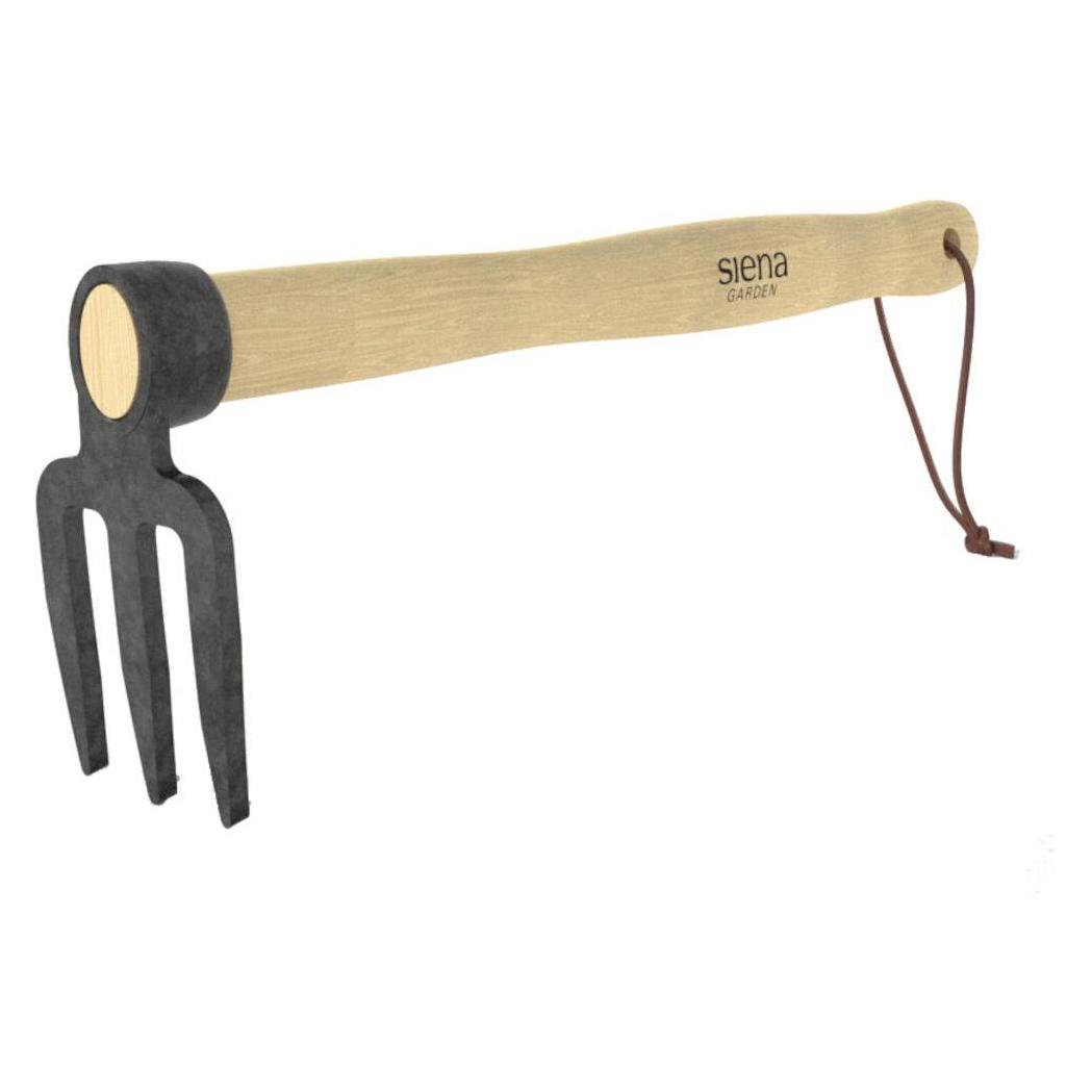 Siena Garden Häckchen geschmiedet 3 Zinken Handgriff Esche FSC 100% (V17593)