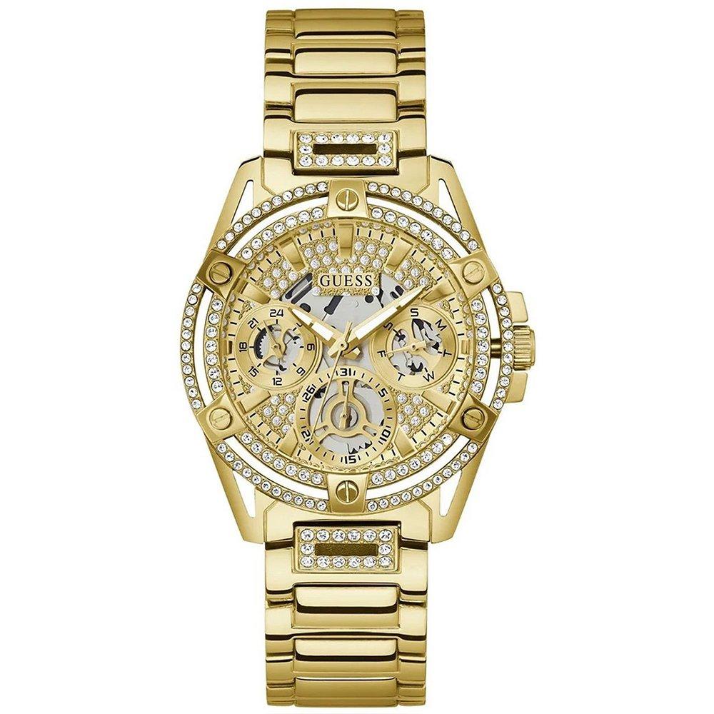 Guess GW0464L2 Queen Damenuhr in Gold - Stilvoller Chronograph Zeitmesser