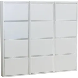 Ebuy24, Schuhschrank, Pisa (152 x 16 x 140 cm)