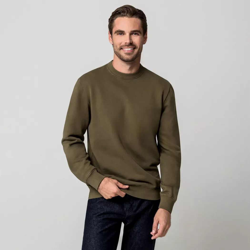 Manor Man - Sweatshirt, für Herren, Khaki, Größe S