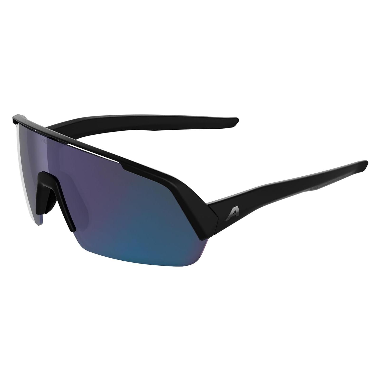 alpina Turbo HR Sonnenbrille (black-blue matt, Matte Black) (A8712)