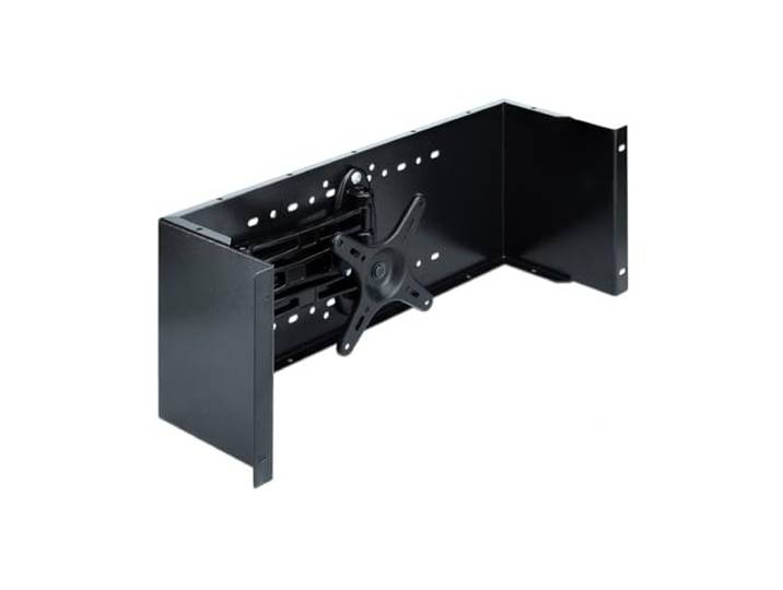 Delock 19 inch monitorarm zwart