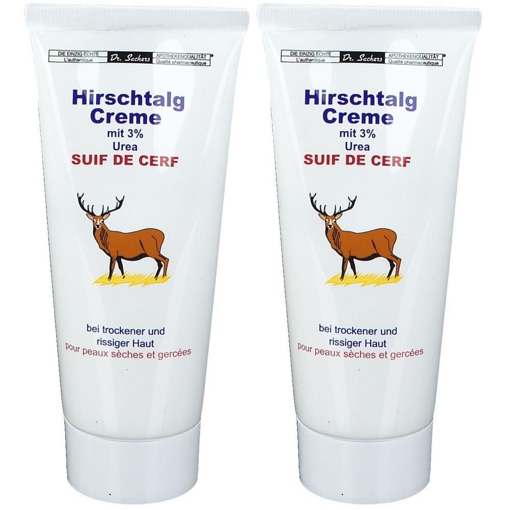 Hirschtalgcreme mit 3% Urea 2x 2x100 ml Creme