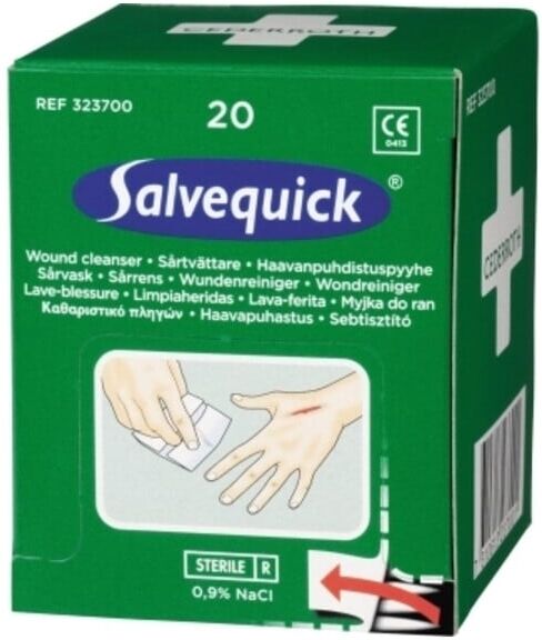SALVEQUICK Nettoyant pour plaies 20 pièces/boîte (323700)