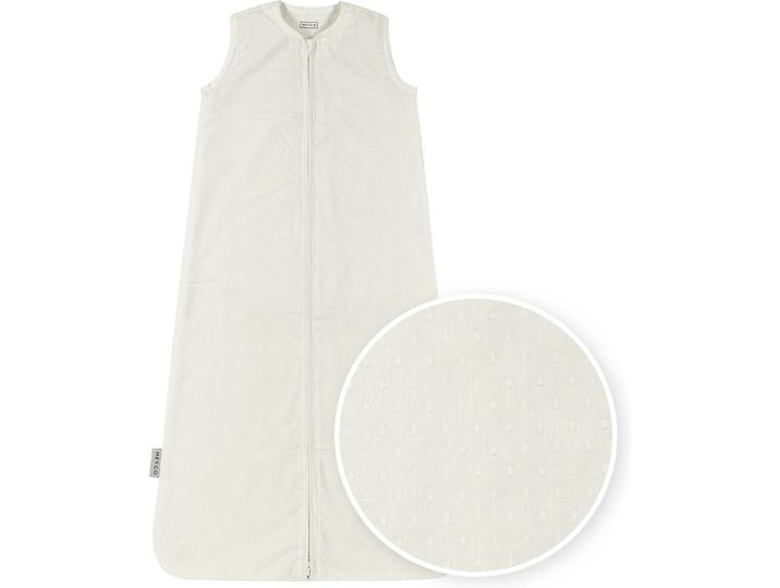 Meyco Baby Plume baby zomerslaapzak - offwhite - 70cm - 0.5 TOG