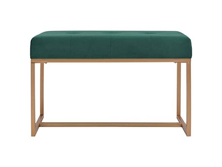 HKLGBVCR Sitzbank, Velours, Grün, 80 cm