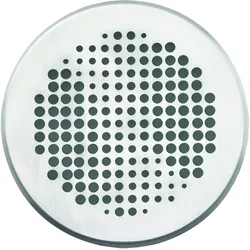 VAILLANT Design Abdeckblende rund Durchmesser 125 mm Wave Edelstahl