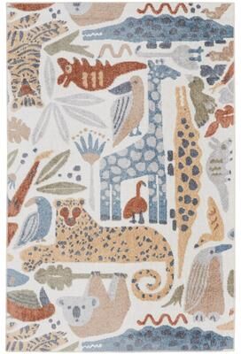 Nourison Astra Machine Washable Animal Print Area Rug