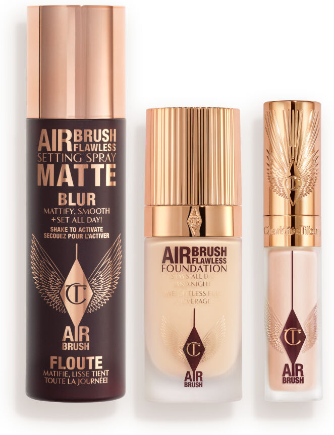 Airbrush Flawless Blur Complexion Kit - Face Kit Charlotte Tilbury 3138 Airbrush Flawless Blur Complexion Kit Size: