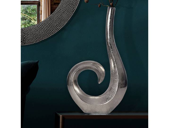 Vase Engang 47 x 26 x 8cm Argenté/Argenté