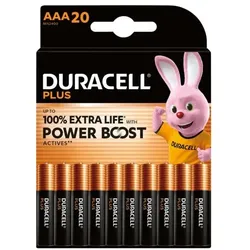 Duracell 20er-Pack Batterien »Plus Power Boost« Micro / AAA, 4.45 cm