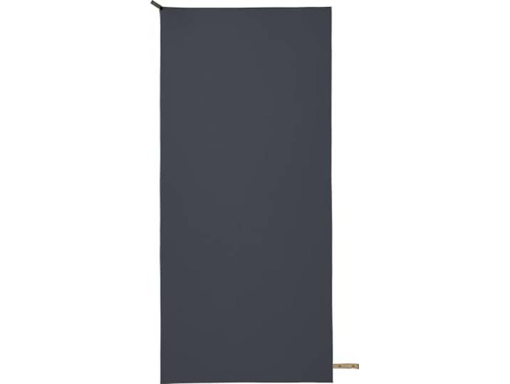 Erwin Müller Sporttuch mit Tasche dunkelgrau Größe 90x200 cm - Ultraleicht, sehr dünn, extra saugfähig und schnell trocknend, ideal auf Reisen, Campen oder beim Sport