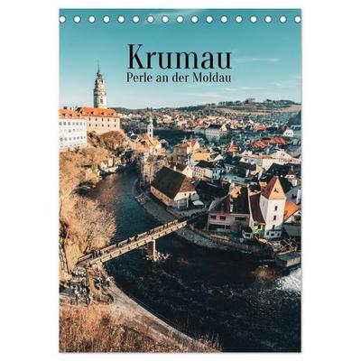 Krumau - Perle an der Moldau (Tischkalender 2027 DIN A5 hoch), CALVENDO Monatskalender