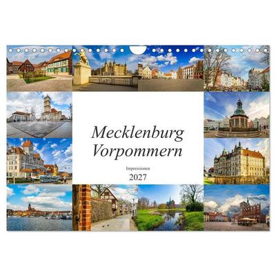 Mecklenburg Vorpommern Impressionen (Wandkalender 2027 DIN A4 quer), CALVENDO Monatskalender
