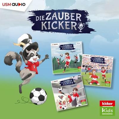 Die Zauberkicker, Hörbox 1-3 - Benjamin Schreuder, Audio, 9783803290885