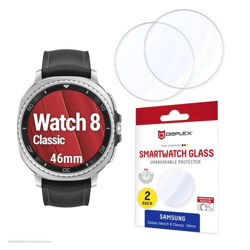 DISPLEX Glass Displayschutzglas Samsung Galaxy Watch8 Classic 46mm 1 Set 02210