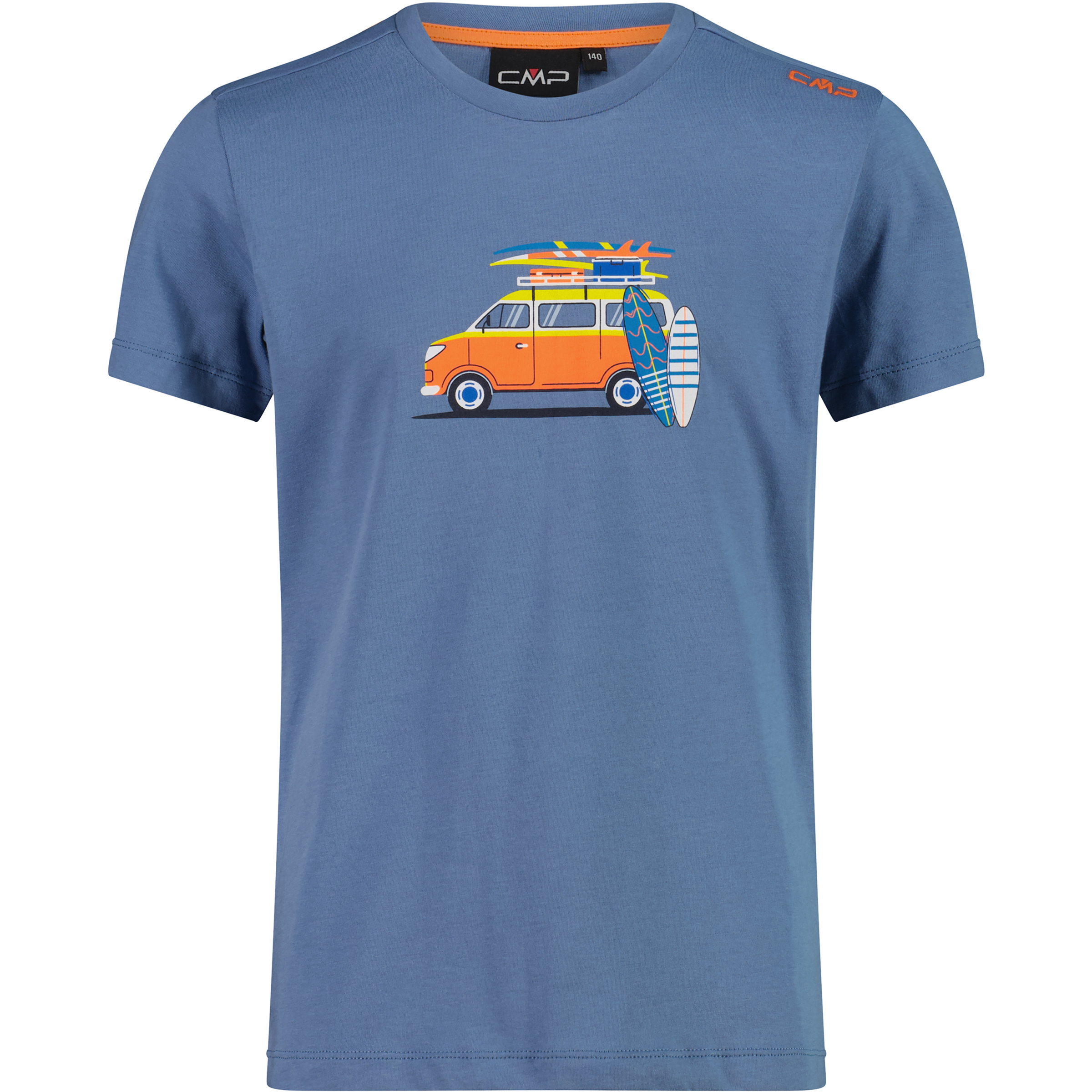 CMP Boys Jersey Kinder T-Shirts blau Größe 110 Lifestyle Hautfreundlich