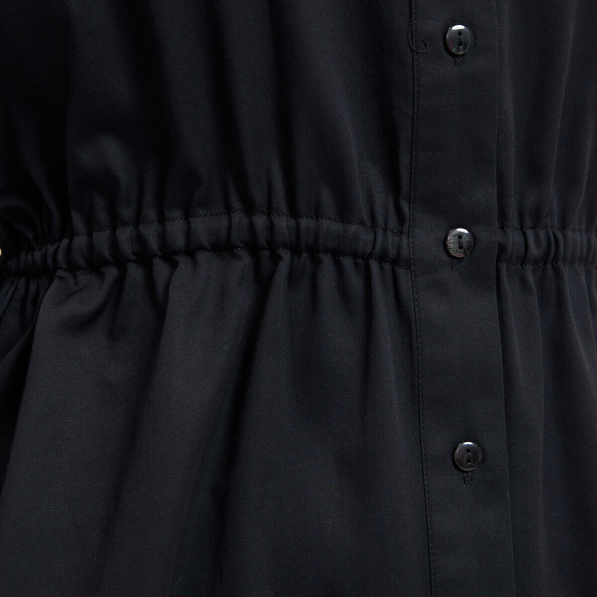 LA REDOUTE COLLECTIONS Robe longue resserrée à la taille, col chemise