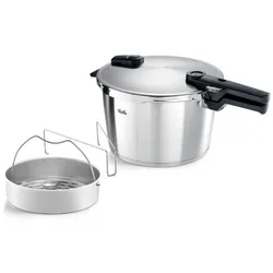 Fissler Schnellkochtopf Vitaquick Premium 8000 ml Edelstahl Silber 8 l