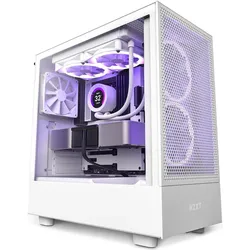 NZXT H5 Flow Midi-Tower-Gehäuse Weiß
