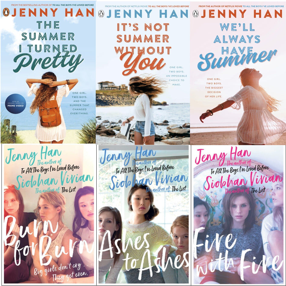 SCHOLASTIC/SIMON & SCHUSTER Summer Series and Burn for Burn Series 6 Books Collection Set by Jenny Han (The Summer I Turned Pretty, We'll Always Have Summer, It's Not Summer With