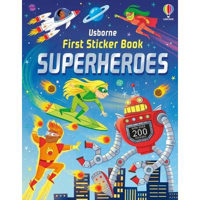 First Sticker Book Superheroes, Taschenbuch von Kate Nolan, Usborne, 978-1-80507-083-2