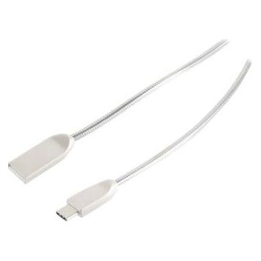 Exertis Connect USB Lade-Sync Kabel A/Type 3.1 C Steel Silber 1,6m (1.60 m, 56 W) (39910217)