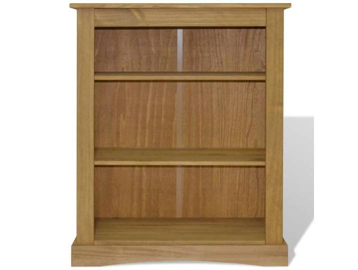 Bibliothèque - Corona - 3 niveaux - Pin mexicain - 81x29x100 cm - Charme rustique