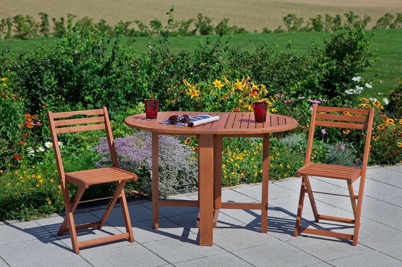 Balkonset MERXX "Porto", beige (natur), Sitzmöbel-Sets, Balkonset