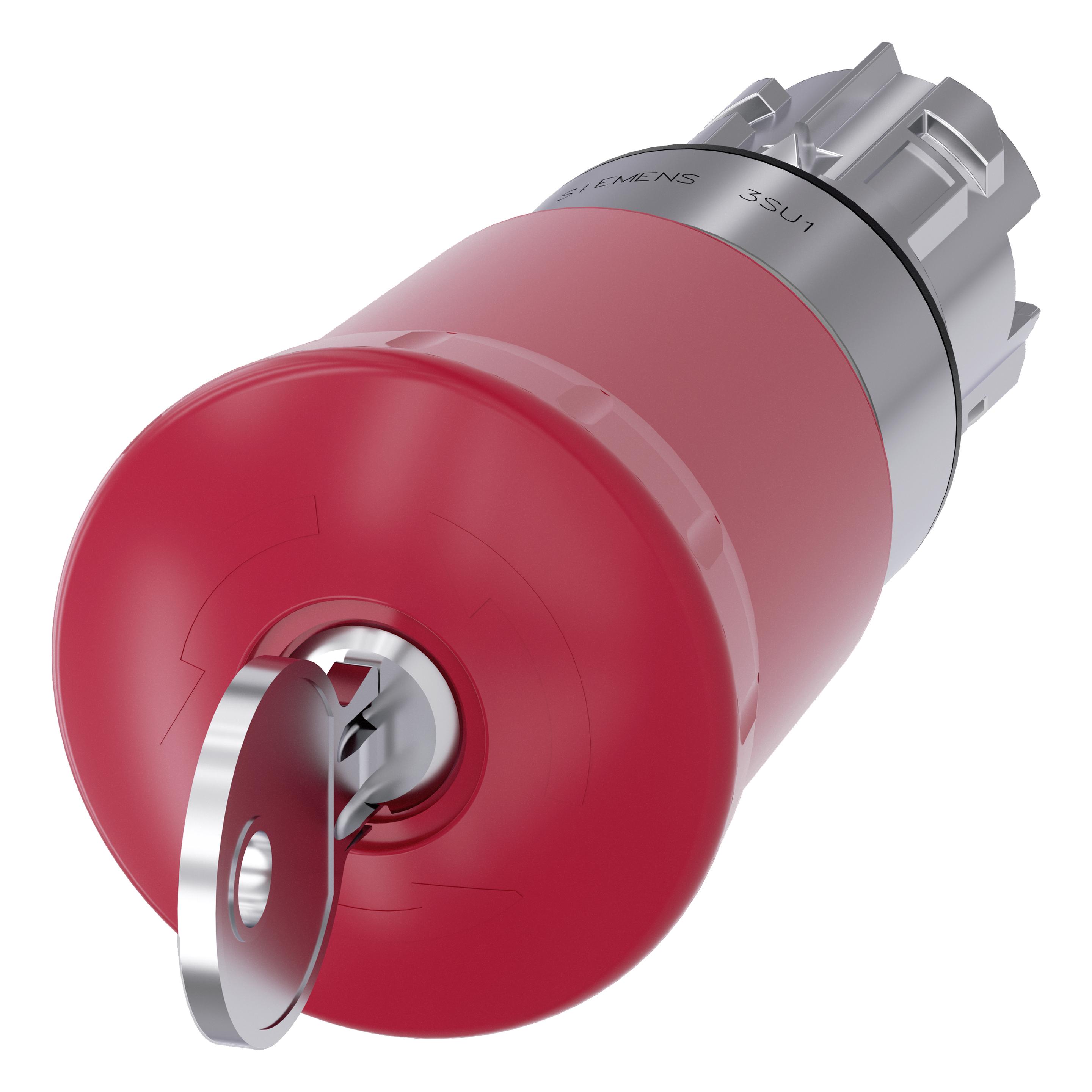 Siemens Emergency stop red 40mm (3SU1050-1HR20-0AA0)