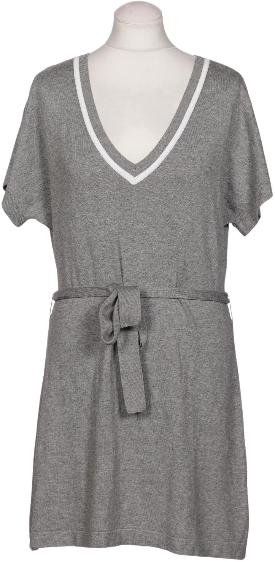 Kriss Trading Sweden Damen Kleid, Grau, Gr. M, Seide / Viskose / Synthetik - Second Hand