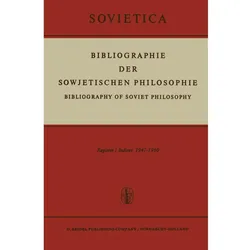 Bibliographie der Sowjetischen Philosophie, Fachbücher