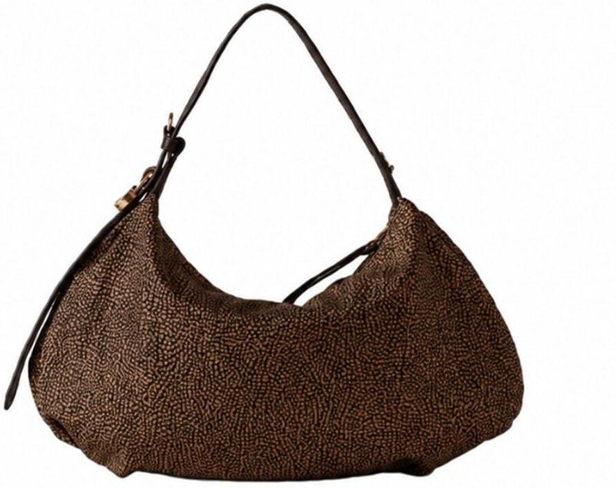 BORBONESE BORSA HOBO SMALL donna castagno 91010364AH1264 TU