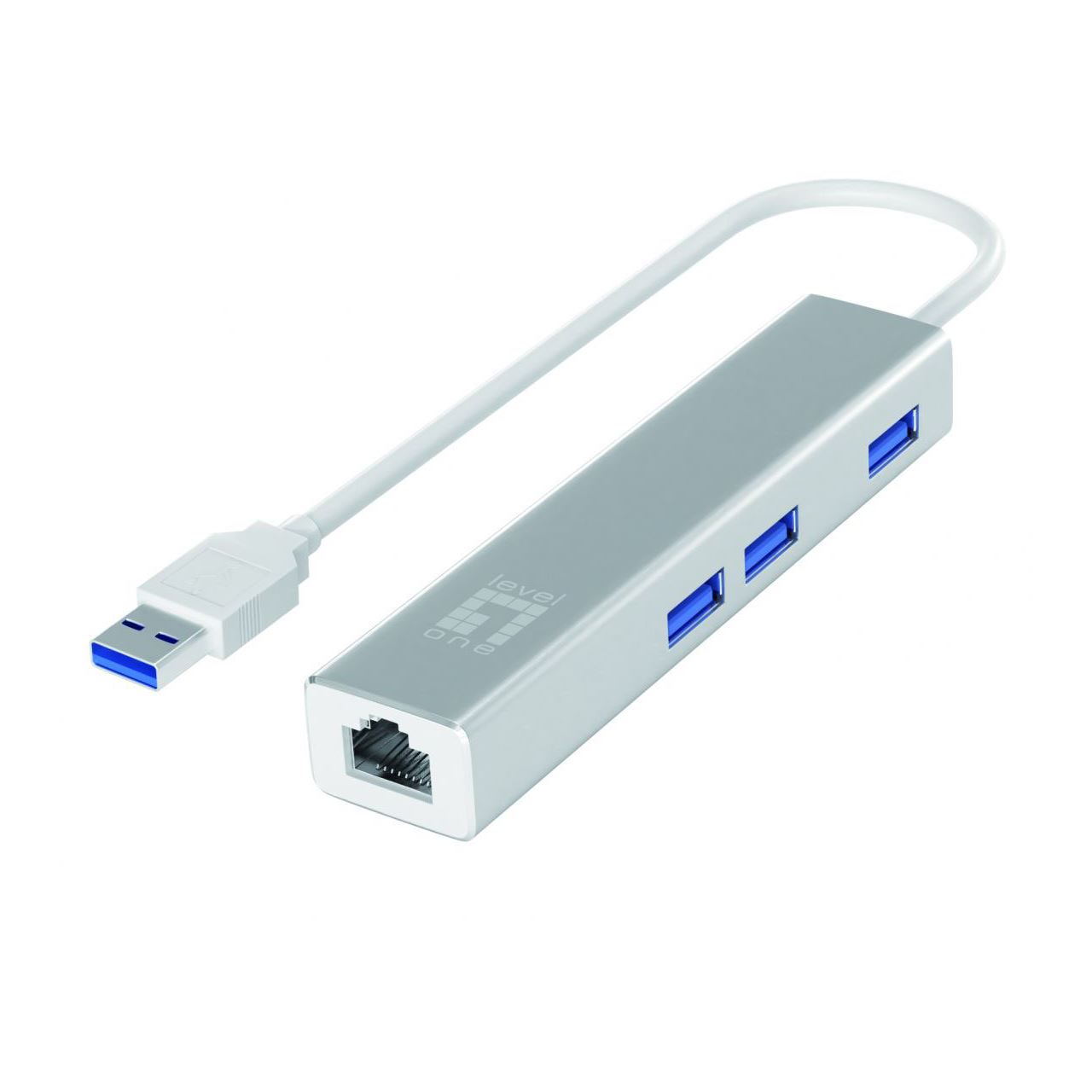 LevelOne USB-0503 Gigabit USB Network Adapter USB Hub