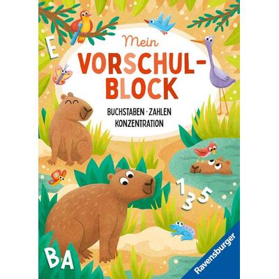 Mein Vorschulblock: Buchstaben, Zahlen, Konzentration, Taschenbuch von Anja Lohr,Christine Pätz,Britta Zimmermann, Ravensburger Verlag GmbH,