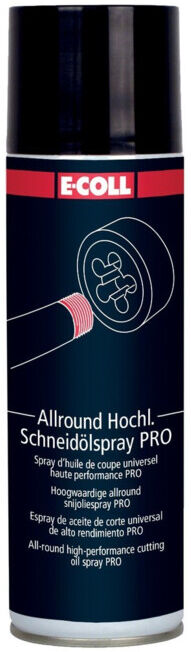 E-COLL Allround Spray d’huile de coupe sans chlore PRO 300 ml (haute viscosité) (4317784662949)