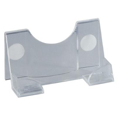 Durable Visitenkartenspender bis 50 Karten transparent Packung mit 8 Stück
