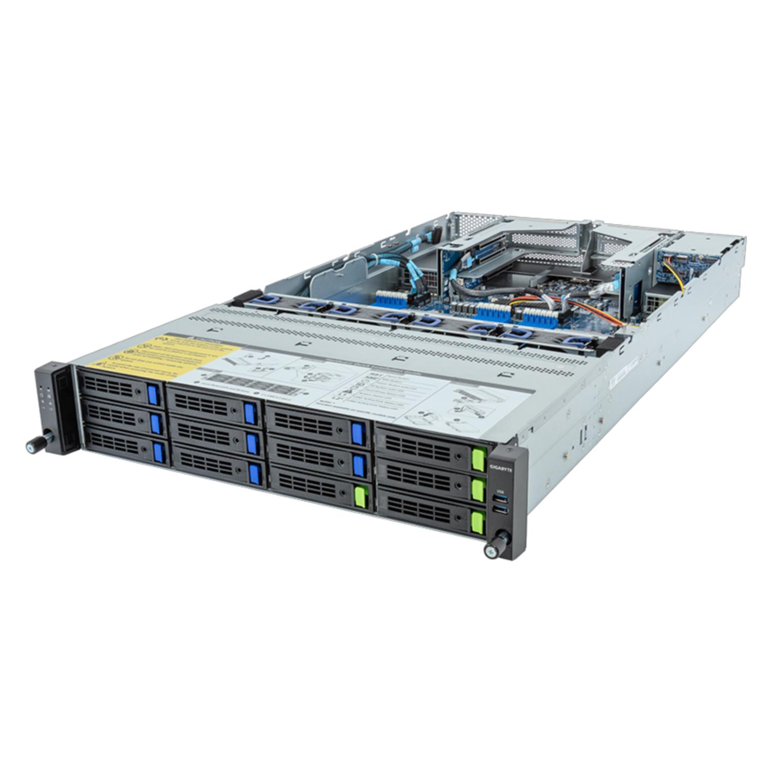 Gigabyte R283-Z91-ACV1 (Rev. 3.x) Rack Server 2U Dual Sockel SP5 6NR283Z91DR000ACV1 (R283-Z91-ACV1)