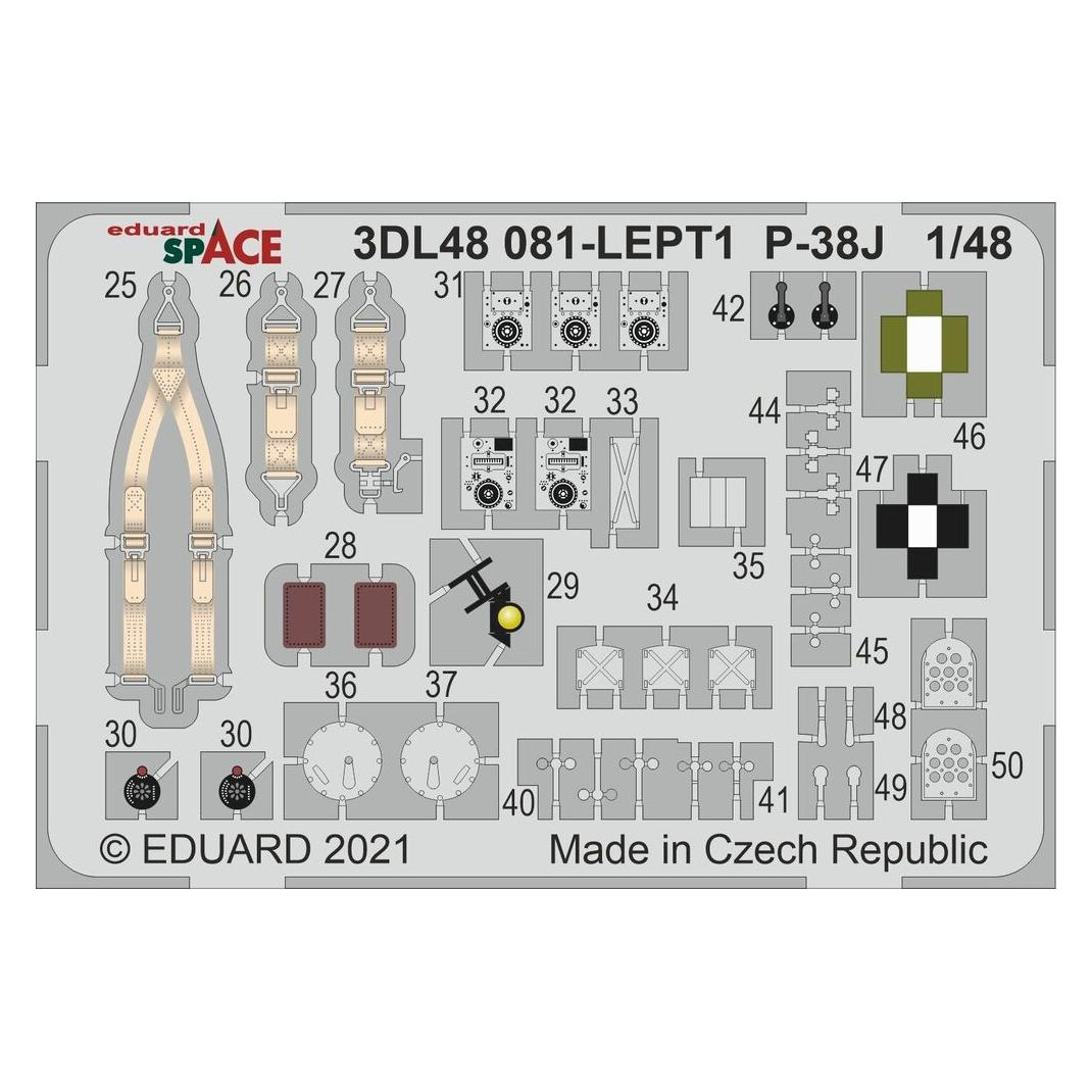 Eduard P-38J SPACE (3DL48081)