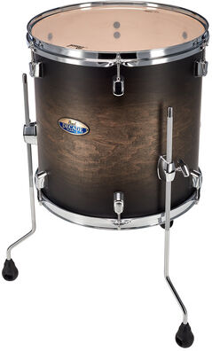 "Pearl 14""x14"" Decade Maple FT -BB Satin Black Burst"