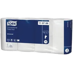 Tork Toilettenpapier »Advanced« weiß T4 2-lagig 64 Rollen (1 Pack à 64 Rollen) weiß