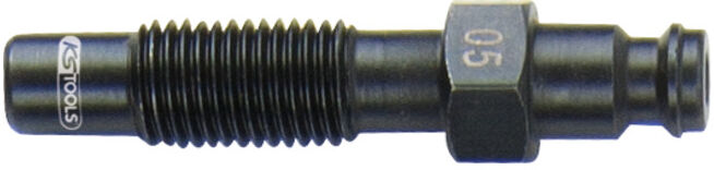 Adaptateur injecteur KS Tools, M10x1,25 avec filetage mâle, longueur 57 mm (150.3666)
