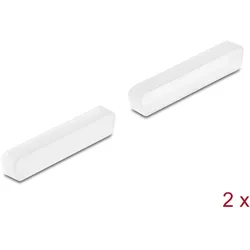Delock Staubschutz für D-Sub 37 Stecker 2 Stück transparent