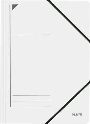 LEITZ® Eckspannmappe, DIN A4, Gummizugverschluss, weiß